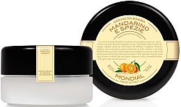 Крем для гоління - Mondial Luxury Shaving Cream Plexi Bowl Mandarin — фото N1