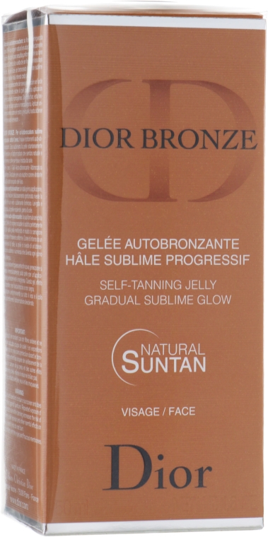 Автобронзант-гель для обличчя - Dior Bronze Self-Tanning Jelly Face — фото N1