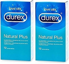 Парфумерія, косметика Презервативи, 24 шт. - Durex Love Sex Natural Plus