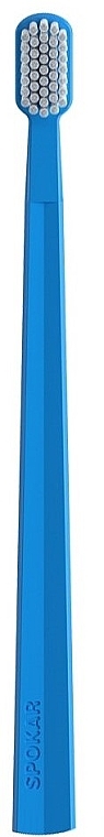 Зубна щітка "X", м'яка, синьо-біла - Spokar X — фото N2