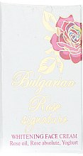 Парфумерія, косметика Відбілюючий крем для обличчя - Bulgarska Rosa Signature Rose Cream