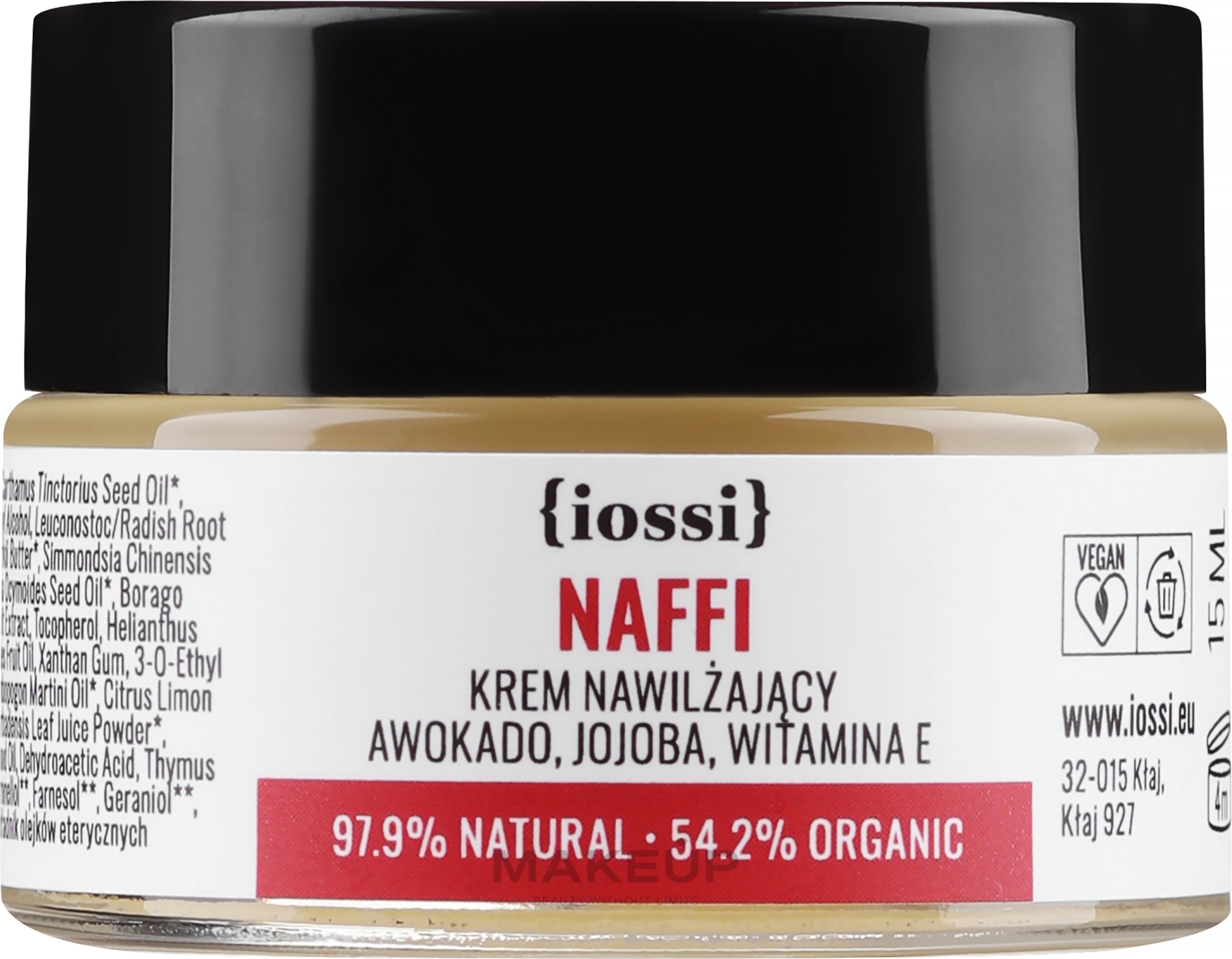 Увлажняющий крем "Авокадо и жожоба" - Iossi NAFFI Cream (мини) — фото 15ml