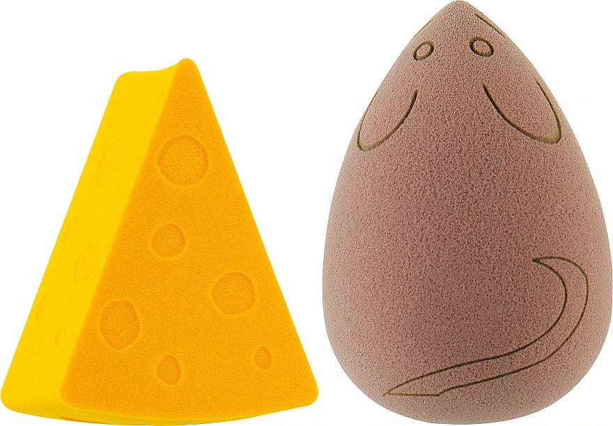 Спонжі для макіяжу - I Heart Revolution Cheese Board Sponge Duo — фото N1