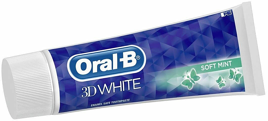 Зубная паста - Oral-B 3D White Soft Mint Toothpaste — фото N2