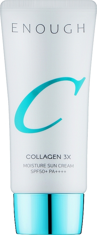 УЦЕНКА Увлажняющий солнцезащитный крем с коллагеном - Enough Collagen Moisture Sun Cream SPF50+ PA+++ * — фото N1