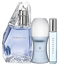 Духи, Парфюмерия, косметика Avon Perceive - Набор (edp/50ml + deo-roll/50ml + edp/10ml)