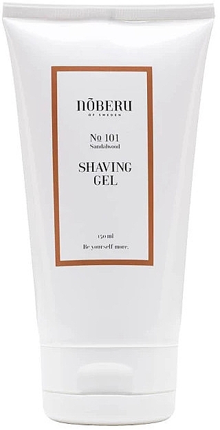 Гель для бритья - Noberu Of Sweden №101 Sandalwood Shaving Gel — фото N1