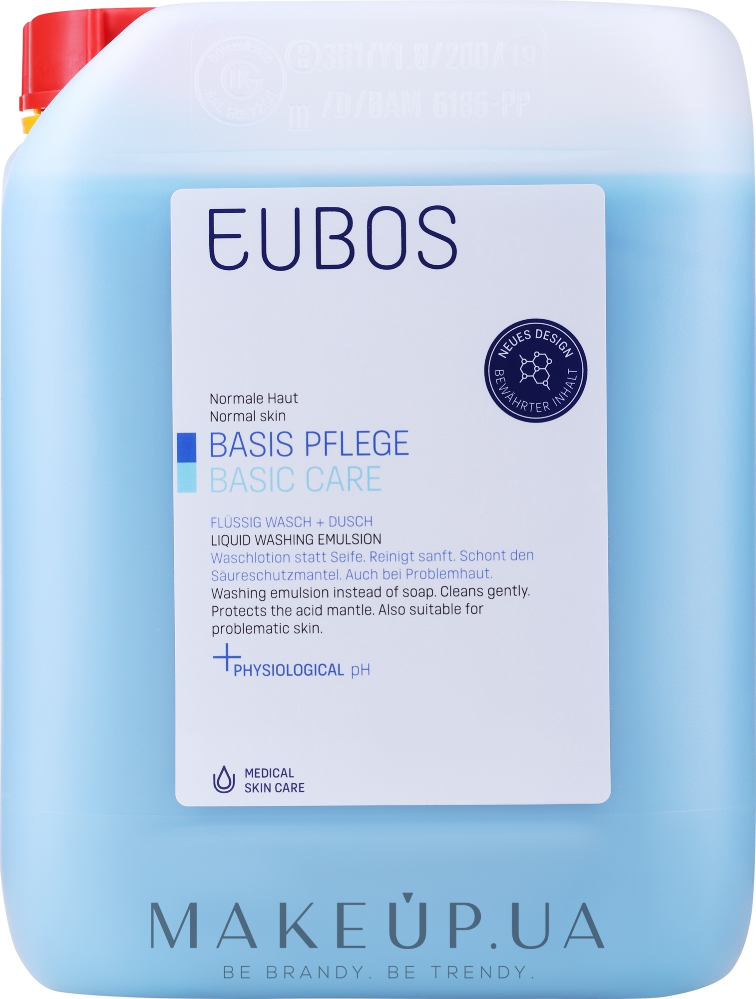 Эмульсия для душа - Eubos Med Basic Skin Care Liquid Washing Emulsion (сменный блок) — фото 5000ml