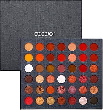 Парфумерія, косметика Палітра тіней для повік, 42 відтінки - Docolor PRO+ 42 Colors Eyeshadow Palette