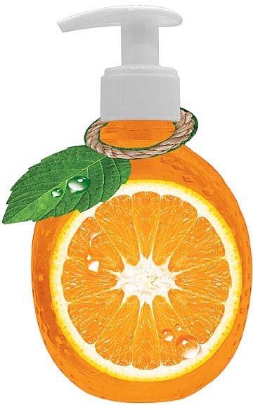 Жидкое мыло «Апельсин» - Lara Fruit Liquid Soap — фото N1