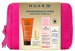 Духи, Парфюмерия, косметика Набор - Nuxe Your Travel Essentials (water/50ml + cr/50 ml + oil/10 ml + gel/15 ml)