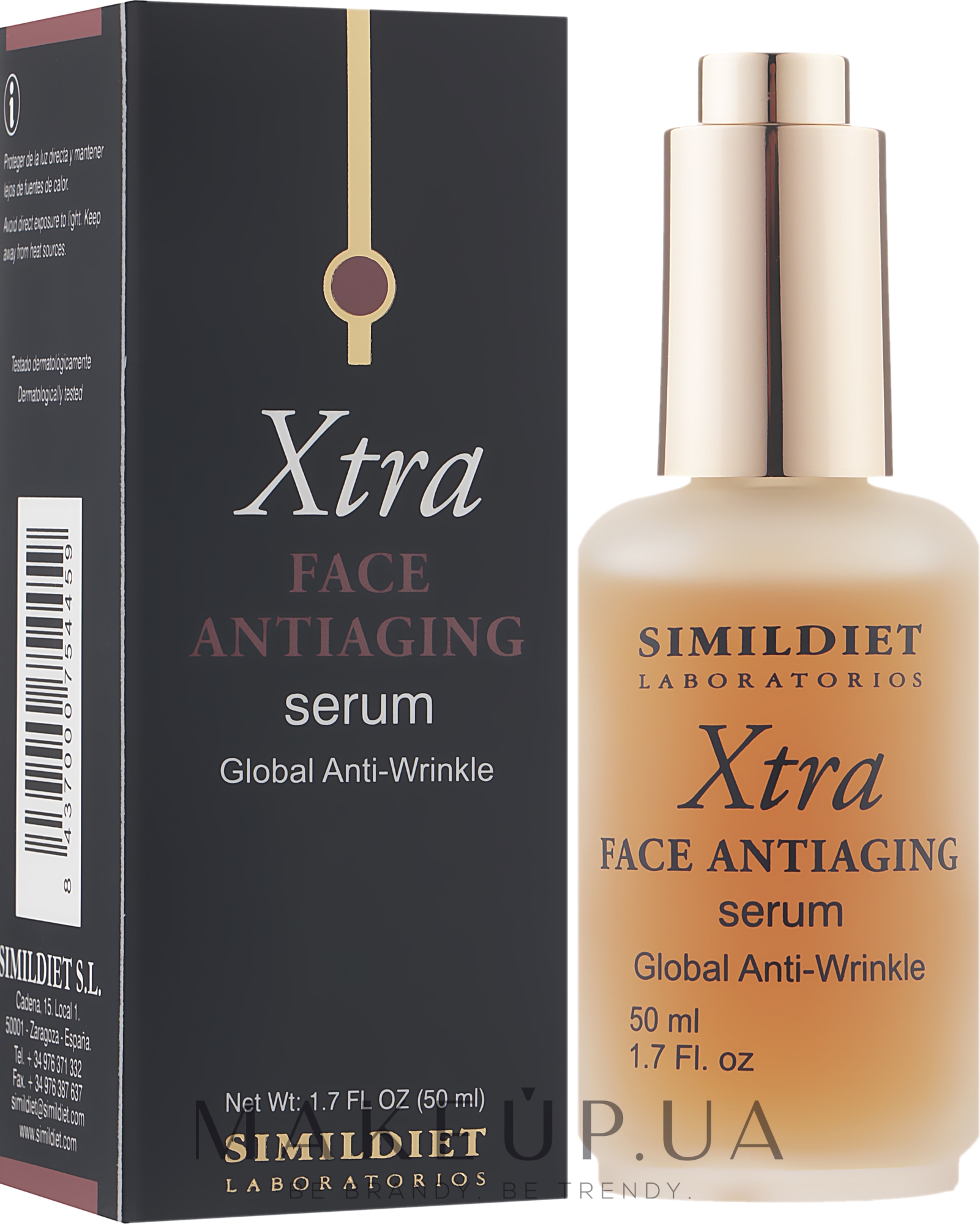 Антивозрастная сыворотка для лица - Simildiet Laboratorios Xtra Face Antiaging Serum — фото 50ml