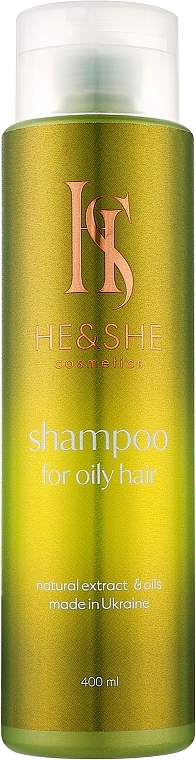 Шампунь для жирных волос - He&She Cosmetics Shampoo For Oily Hair — фото N2