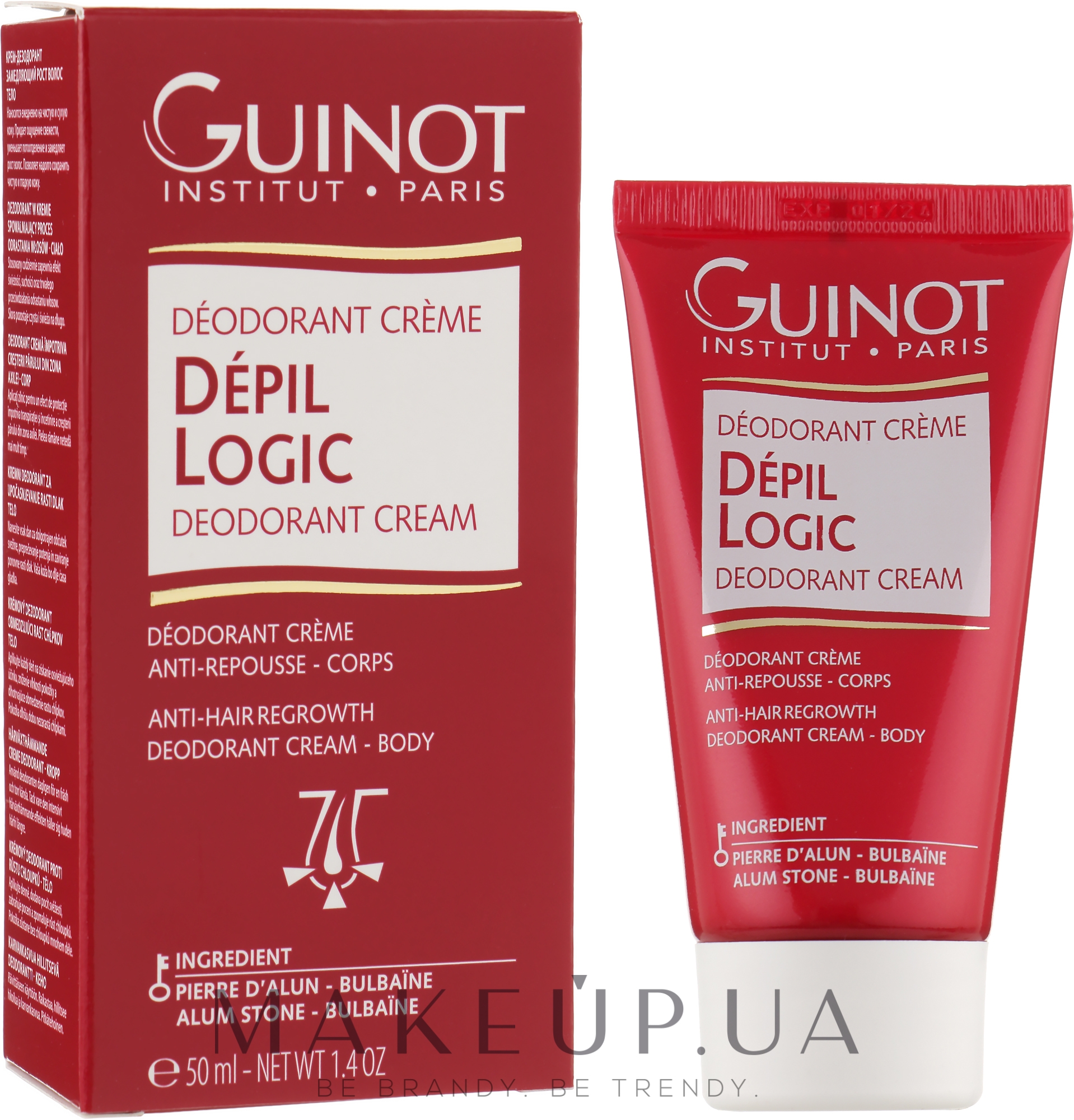 Дезодорант для догляду за шкірою після депіляції - Guinot Deo Creme Epil Confort — фото 50ml