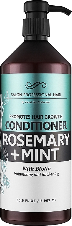 Кондиционер для волос с розмарином и мятой и минералами Мертвого моря - Dead Sea Collection Rosemary & Mint Conditioner — фото N1