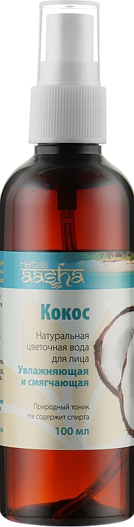 Натуральна квіткова вода "Кокос" - Aasha Herbals