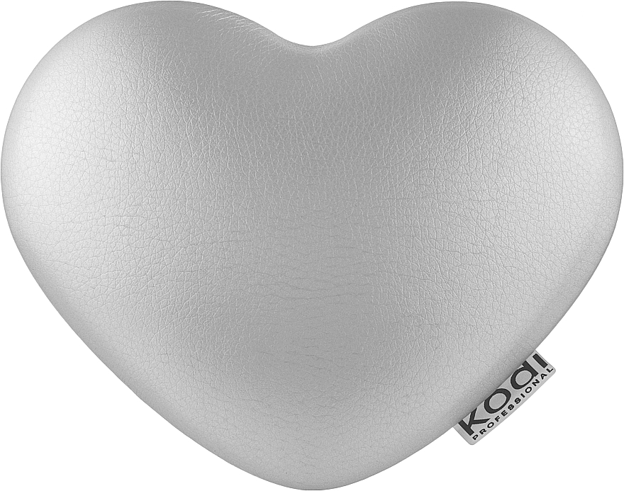 Підлокітник для манікюру "Серце", Silver - Kodi Professional — фото N1