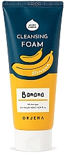 Духи, Парфюмерия, косметика Очищающая пенка для лица с бананом - Orjena Cleansing Foam Banana