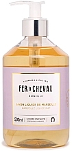 Рідке марсельське мило "Підбадьорлива лаванда" - Fer A Cheval Marseille Liquid Soap Energising Lavander — фото N1