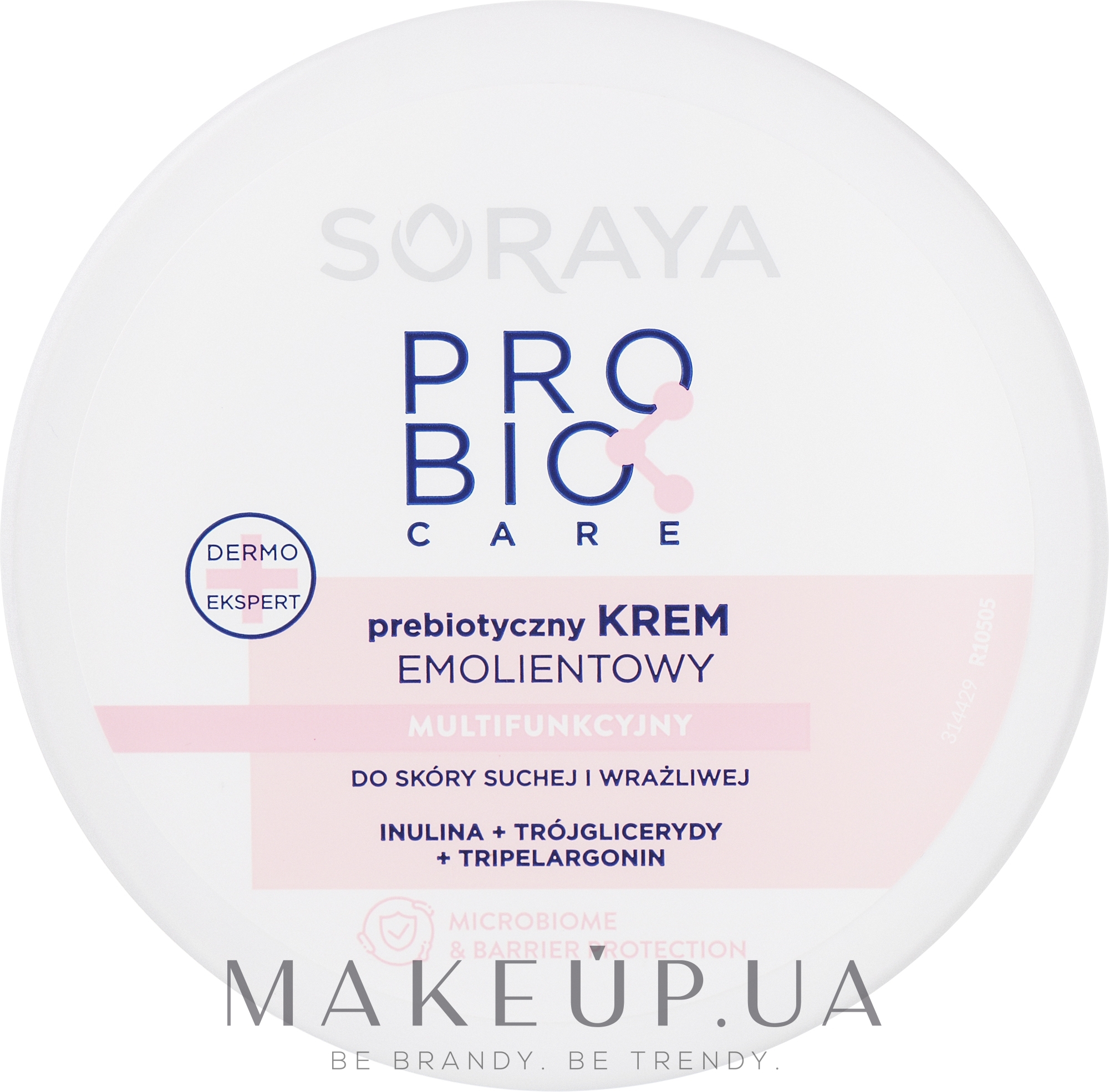 Пробіотичний крем для сухої та чутливої шкіри - Soraya Probio Care Emollient Cream — фото 200ml