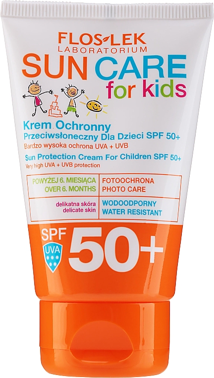Сонцезахисний крем для дітей SPF50+ - Floslek Sun Protection Cream For Kids SPF50+ — фото N3