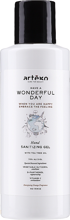 Антисептик для рук - Artego Have A Wonderful Day Sanitizing Gel — фото N1