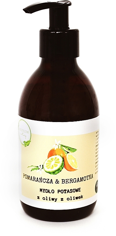 Рідке калійне мило з оливковою олією "Апельсин і бергамот" - Koszyczek Natury Orange & Bergamot — фото N1