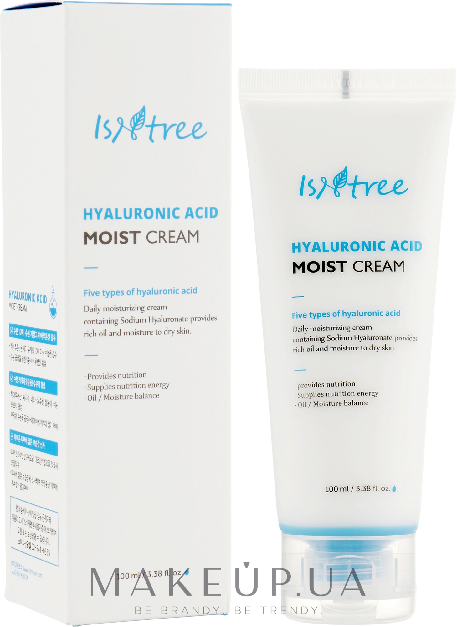 Крем для глубокого увлажнения кожи - Isntree Hyaluronic Acid Moist Cream — фото 100ml