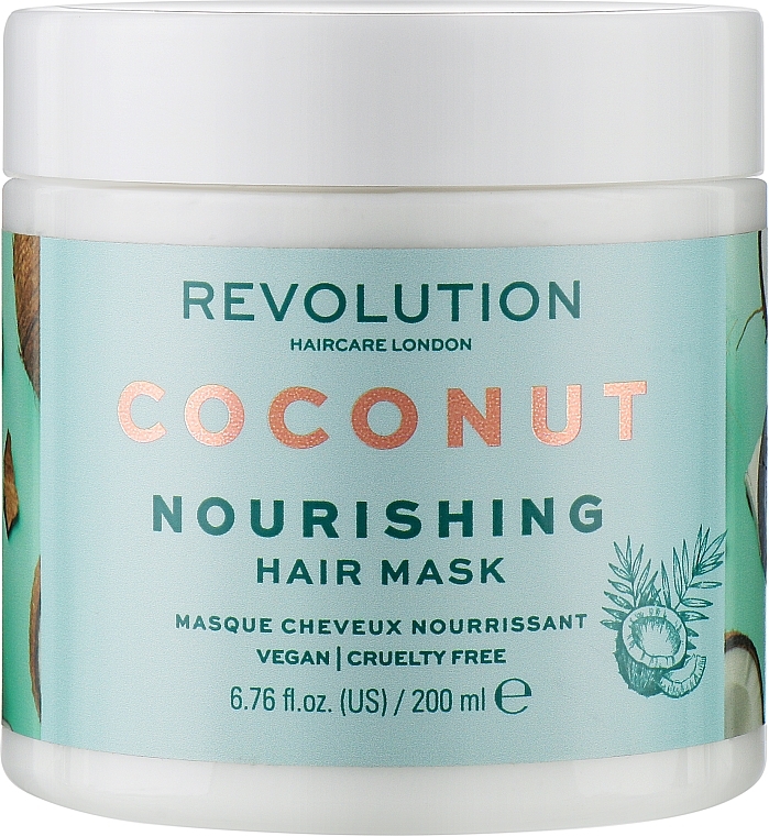 Маска для волос - Makeup Revolution Coconut Nourishing Hair Mask — фото N1