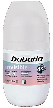 Дезодорант для тіла "Непомітний" - Babaria Skin Invisible Deodorant