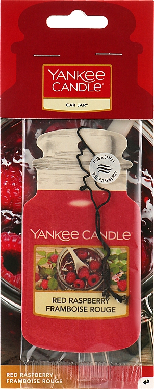 Ароматизатор автомобильный сухой - Yankee Candle Classic Car Jar Red Raspberry — фото N1