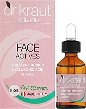 Сироватка з гіалуроновою кислотою 3% для обличчя - Dr.Kraut Hyaluronic Acid — фото N2