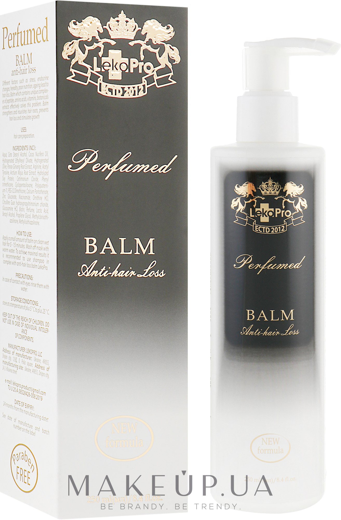 Бальзам парфюмированный против выпадения волос - LekoPro Perfumed Anti-Hair Loss Balm — фото 250ml