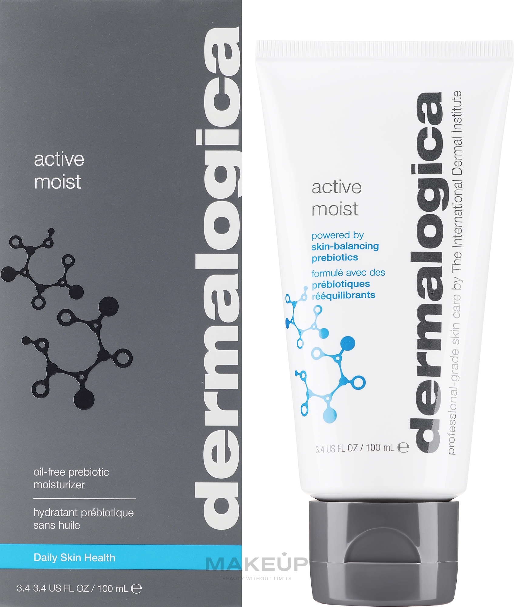 Легкий активно зволожувальний крем без олій - Dermalogica Active Moist — фото 100ml