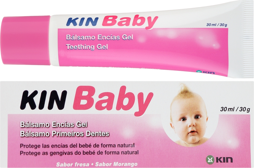 Заспокійливий дитячий гель для ясен - Kin Baby Teething Gel — фото N1
