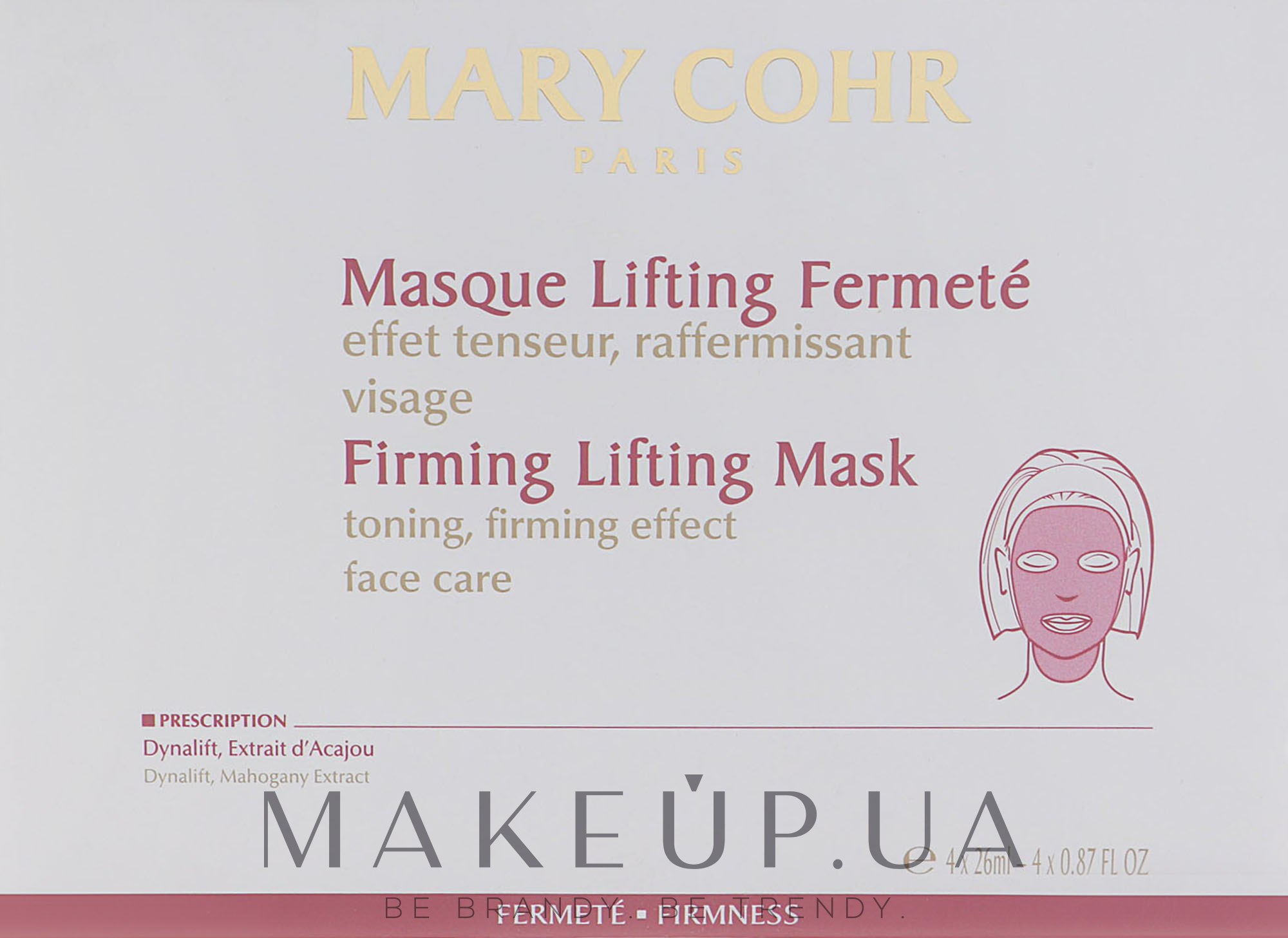 Лифтинговая маска - Mary Cohr Firming Lifting Mask — фото 4x26ml