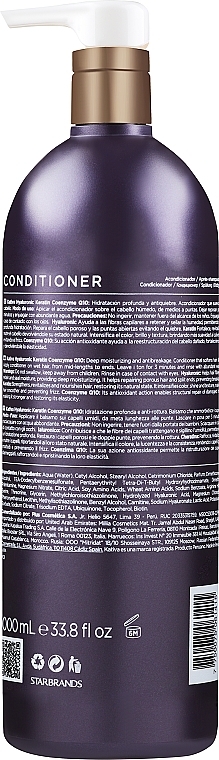 Кондиционер для волос - Kativa Hyaluronic Keratin & Coenzyme Q10 Conditioner — фото N2