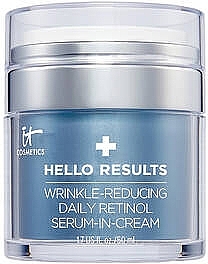 Антивозрастная крем-сыворотка с ретинолом - It Cosmetics Hello Results Wrinkle-Reducing Daily Retinol Serum-in-Cream — фото N1