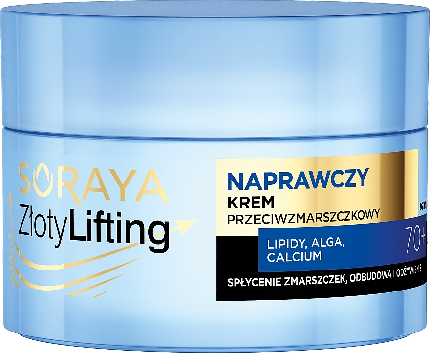 Ліфтинг-відновлювальний крем проти зморщок 70+ - Soraya Zloty Lifting — фото N1