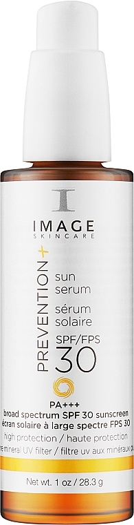 Сонцезахисна сироватка SPF 30 - Image Skincare Prevention+ Sun Serum SPF 30  — фото N1