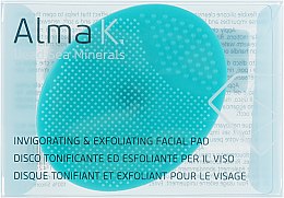 Губка для очищення обличчя, силіконова - Alma K. Invigorating & Exfoliating Facial Pad — фото N1