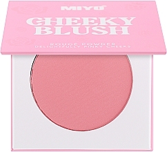 Рум'яна - Miyo Cheeky Blush Rouge Powder Delightfully Pinky Cheeks — фото N1