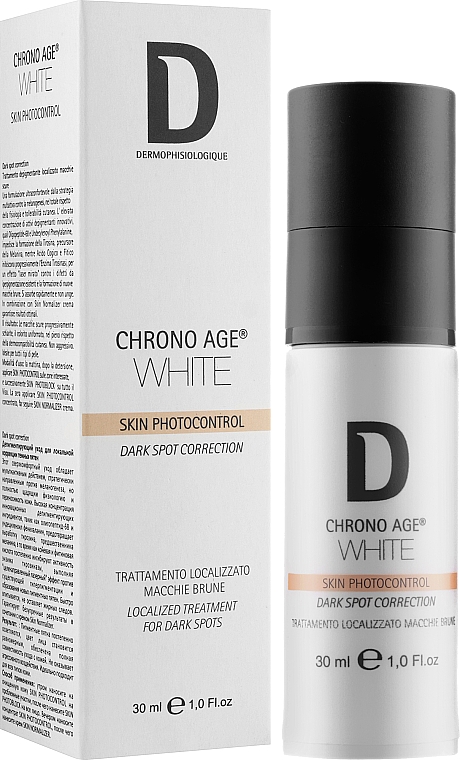 Сироватка для освітлення темних плям - Dermophisiologique Chrono Age White Photocontrol Dark Spots — фото N2