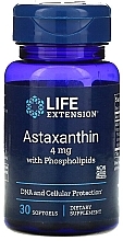 Пищевые добавки "Астаксантин с фосфолипидами" - Life Extension Astaxanthin With Phospholipids, 4 mg — фото N1