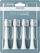 Парфумерія, косметика Змінні насадки для зубної щітки GTS2085 - Dr. Mayer RBH285 Vogue Sonic Toothbrush