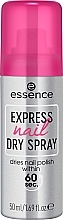 Парфумерія, косметика Експрес-спрей-сушка лаку для нігтів - Essence Express Dry Spray