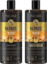 Набір - Inoar Blends Collection Vitamin C Duo Kit (shmp/1000ml + cond/1000ml) — фото N1