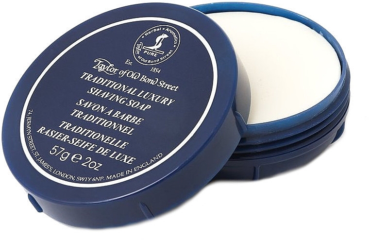 Традиционное мыло для бритья - Taylor Of Old Bond Street Traditional Luxury Shaving Soap — фото N1