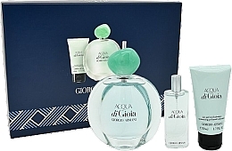 Парфумерія, косметика Giorgio Armani Acqua di Gioia - Набір (edp/100ml + b/lot/75ml + edp/mini/15ml)