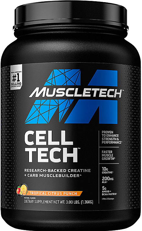 Диетическая добавка - MuscleTech Cell Tech Research  — фото N1